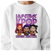 Bluzy dla dziewczynek - BLUZA DZIECIĘCA K-POPOWE ŁOWCZYNIE DEMONÓW HUNTRIX 104 BAWEŁNIANA - miniaturka - grafika 1