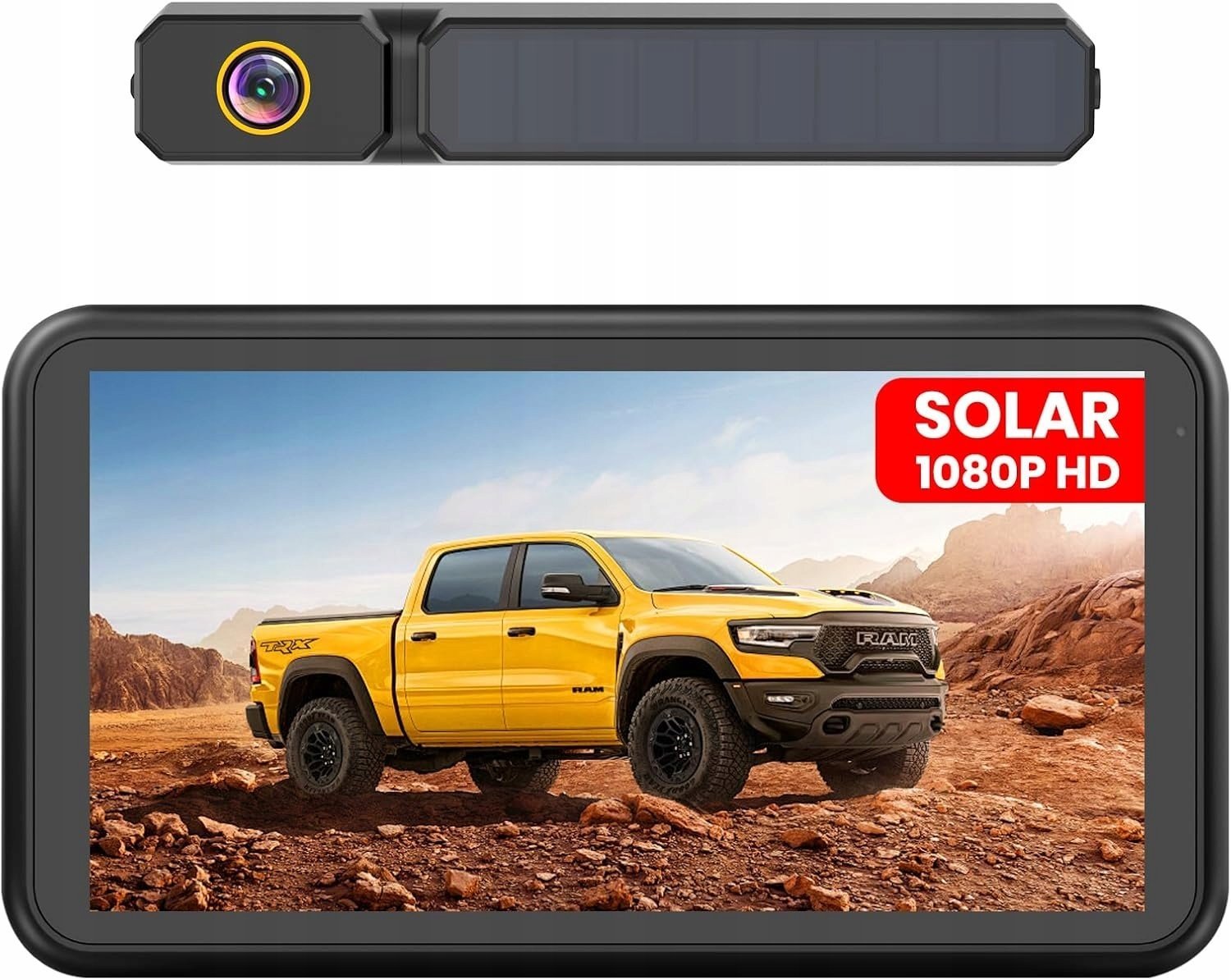 Germes Lab Foxpark Solarna Kamera Cofania Bezprzewodowa HD 1080p Monitor 5 cali IP69K