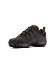 Buty trekkingowe męskie - Columbia Woodburn 2 Waterproof, Wodoodporny, Buty Trekkingowe Męskie, Brązowy, Cordovan x Cinnamon, 40 EU - miniaturka - grafika 1