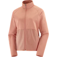 Bluzy sportowe damskie - BLUZA DAMSKA SALOMON ESSENTIAL WARM W C22262 - miniaturka - grafika 1