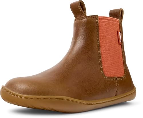 Camper Chelsea buty dziecięce Peu Cami K900326 Chelsea Bootie, Średni brąz 007 Tws, 31 EU