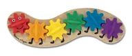 Zabawki interaktywne dla dzieci - Melissa amp DOUG Caterpillar Gear Toy 13084 - miniaturka - grafika 1