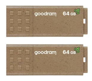 GoodRam UME3 Eco Friendly Dwupak 2x64GB USB 3.2 Brązowy UME3-0640EFR11-2P - Pendrive - miniaturka - grafika 1