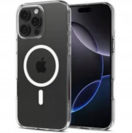 Etui i futerały do telefonów - Etui Spigen Liquid Crystal Mag MagSafe do Apple iPhone 17 Pro Max Clear/white - miniaturka - grafika 1