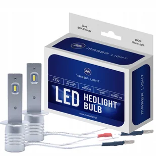 ŻarówkI Led H1 ML12H1 Biała Homologacja E9 4000LM - Żarówki samochodowe - miniaturka - grafika 1