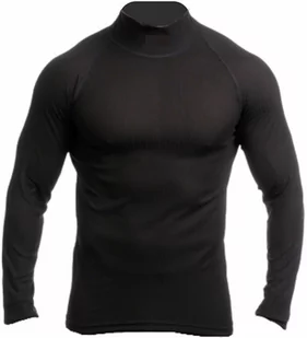 COOL koszulka ze stójką i długim rękawem - męska Wielkość: 5XL, Kolor: ciemnoniebieski - Koszulki sportowe męskie - miniaturka - grafika 1