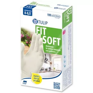 Rękawiczki lateksowe TULIP Fit Soft (rozmiar L) - Rękawiczki jednorazowe - miniaturka - grafika 1