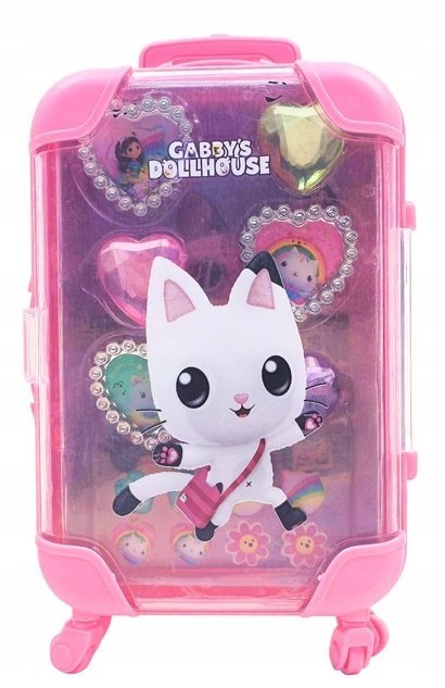 Walizka Koci Domek Gabi Zestaw 15w1 Pierścionki Naklejki