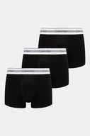Majtki męskie - Calvin Klein Underwear bokserki 3-pack męskie kolor czarny 000NB3956A - miniaturka - grafika 1