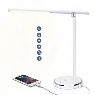 Lampa biurkowa Aigostar Anna 8W White - Lampy stojące - miniaturka - grafika 1