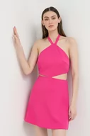 Sukienki - Marciano Guess sukienka kolor fioletowy mini prosta - miniaturka - grafika 1