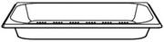 Akcesoria i części do kuchenek i piekarników - Blacha do pieczenia na parze KUEPPERSBUSCH GN1304 - miniaturka - grafika 1