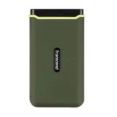 Dyski SSD - Dysk SSD Transcend ESD380C 2TB USB 3.1 Type-C 3D NAND TLC Military Green (TS2TESD380C) Zewnętrzny - miniaturka - grafika 1