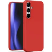 Etui i futerały do telefonów - Etui MERCURY Soft do Samsung Galaxy S25 Czerwony - miniaturka - grafika 1