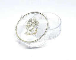 Pudełko na różaniec okrągłe - I Komunia Święta - Różańce - miniaturka - grafika 1