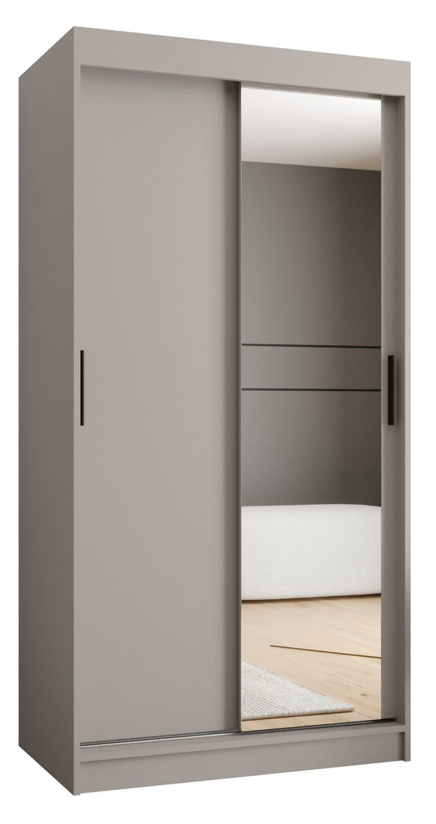 Szafa przesuwna RUBINO T2 100 gł. 62 kaszmir