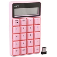 Klawiatury - Bezprzewodowa klawiatura numeryczna / kalkulator MOFII SK-657AG 2.4G (różowy) - miniaturka - grafika 1