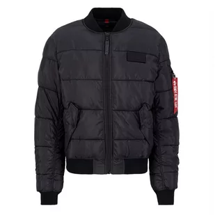 Kurtka Alpha Industries MA-1 Puffer Bomber 13811603 - czarna - Kurtki i kamizelki sportowe męskie - miniaturka - grafika 1