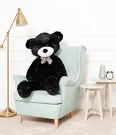 Maskotki i pluszaki - MIŚ GUSTAW DUŻA PRZYTULANKA PLUSZOWA MASKOTKA CLASSICO 130 CM CZARNY - miniaturka - grafika 1