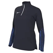 Koszulki i topy damskie - Nike Soccer Drill Top W Nk Df Strk23 Dril Top, Obsydian/Obsidian/Royal Blue/White, DR2296-451, XL - miniaturka - grafika 1