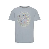 Koszulki męskie - Blend Męski T-shirt T-shirt, 164010/Dusty Blue, M, 164010/Dusty Blue, M - miniaturka - grafika 1