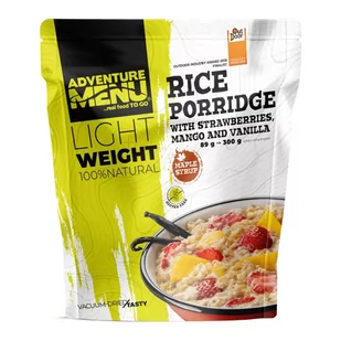 Posiłek liofilizowany Adventure Menu Owsianka ryżowa z truskawkami, mango i wanilią 89 g - ONE SIZE - Szybkie dania obiadowe - miniaturka - grafika 1