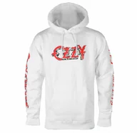 Bluzy męskie - bluza OZZY OSBOURNE - BLIZZARD OF OZZ, kangurka z kapturem biała-L - miniaturka - grafika 1