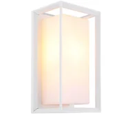 Lampy ogrodowe - Globo 31982W - Kinkiet zewnętrzny LOGANA 1xE27/60W/230V IP44 biały - miniaturka - grafika 1