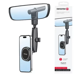 SWISSTEN Uchwyt samochodowy magnetyczny lusterko MagSafe - Akcesoria motoryzacyjne - miniaturka - grafika 3