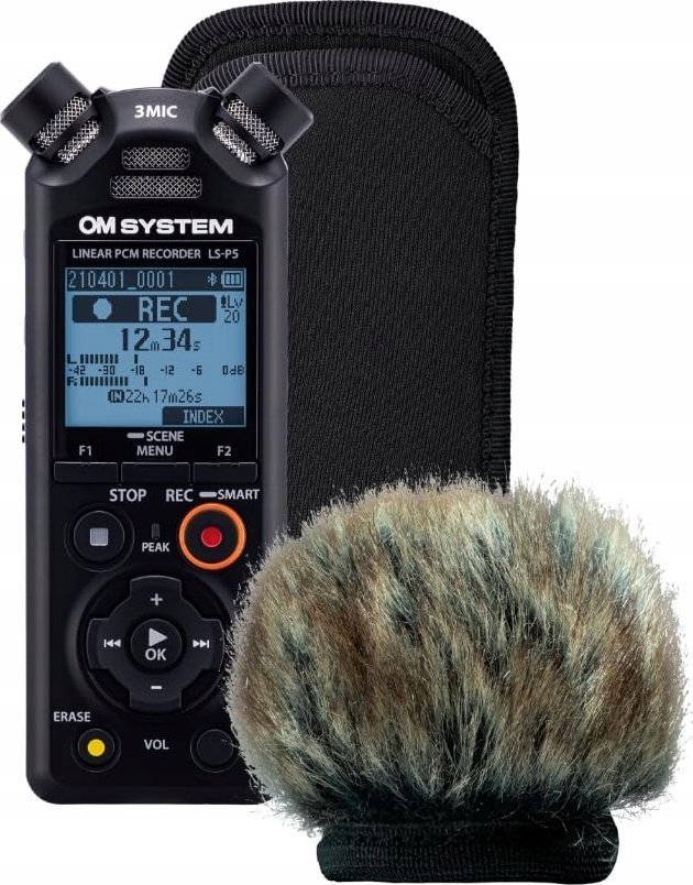 Olympus OM System audio recorder LS-P5 Wind Protection Kit
