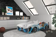 Łóżka - Łóżko samochód 160x80 auto + materac CARS THUNDER - miniaturka - grafika 1
