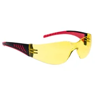 Okulary ochronne - PORTWEST PR32 OKULARY WRAP AROUND PRO; BURSZTYN - miniaturka - grafika 1