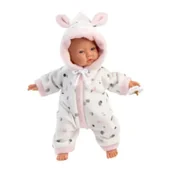 Lalki dla dziewczynek - Lalka bobas miękki brzuszek dziewczynka 32cm - miniaturka - grafika 1