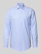 Koszule męskie - Koszula biznesowa o kroju regular fit z bawełny z kołnierzykiem typu button down - miniaturka - grafika 1