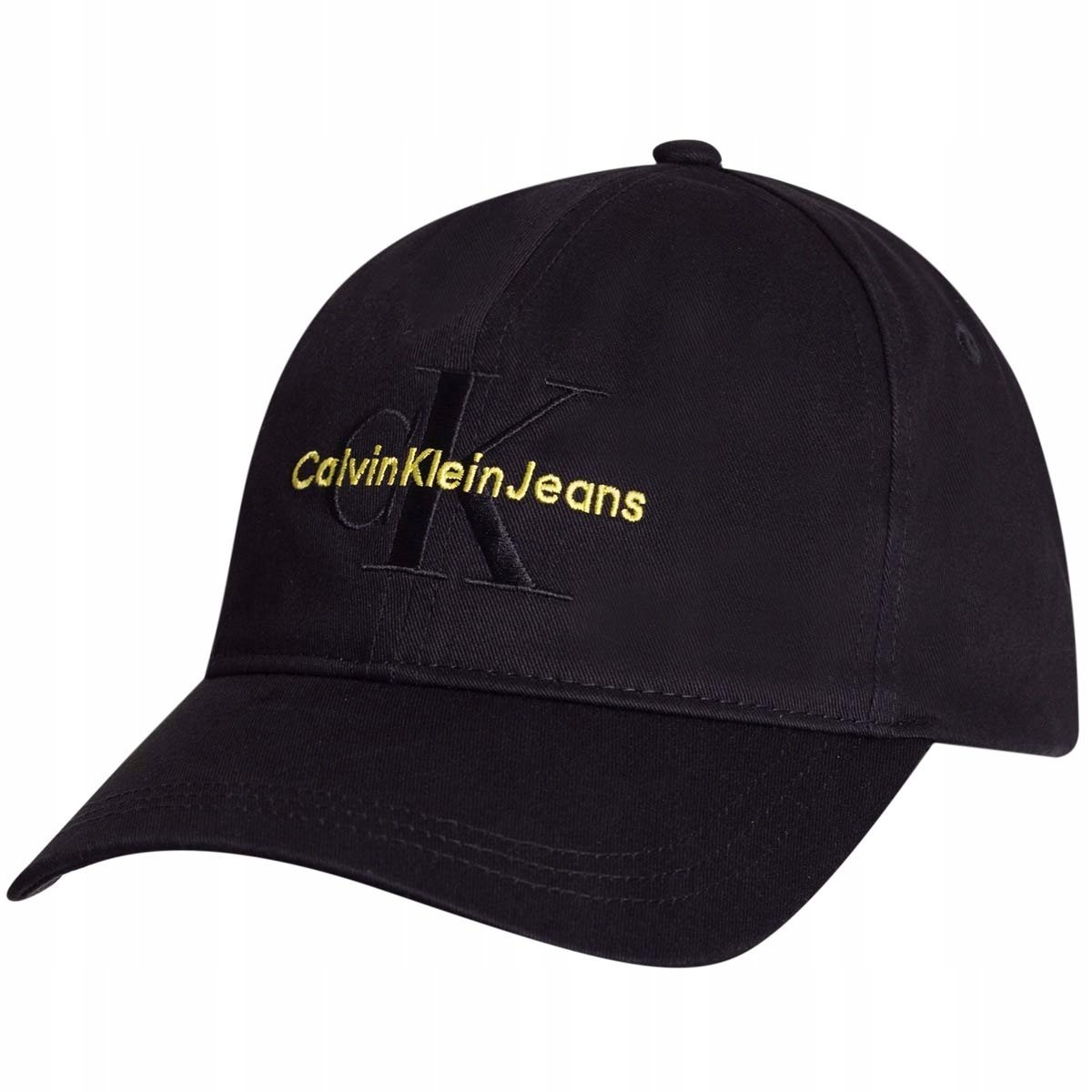 Calvin klein czapka z daszkiem monogram czarna
