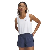 Spodenki damskie - Damskie spodenki treningowe Under Armour UA Vanish 2in1 Short - niebieskie - miniaturka - grafika 1