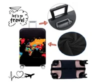 Akcesoria podróżnicze - POKROWIEC NA WALIZKĘ OCHRONNY COVER MAPA S / HEMI - miniaturka - grafika 1