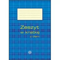 Zeszyt w kratkę z tłem Praca Zbiorowa - Zeszyty szkolne - miniaturka - grafika 2
