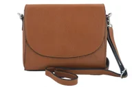 Torebki damskie - Torebka listonoszka damska - Brązowa jasna - Brązowy jasny - miniaturka - grafika 1