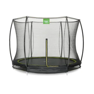 Exit Trampolina naziemna Silhouette ø305cm z siatką zabezpieczającą czarna - Trampoliny - miniaturka - grafika 1