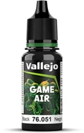 Akcesoria i części modelarskie - Vallejo 76051 Black Game Air 18ml - miniaturka - grafika 1