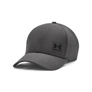 Męska Czapka z daszkiem UNDER ARMOUR M ISO-CHILL ARMOURVENT ADJ 1383440-025 – Szary - Czapki męskie - miniaturka - grafika 1