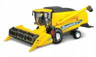 Samochody i pojazdy dla dzieci - NEW HOLLAND TC5.90 METALOWY KOMBAJN Z HEDEREM ZBOŻOWYM POJAZD ROLNICZY - miniaturka - grafika 1