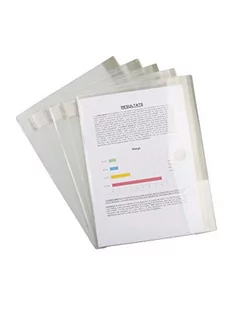 Teczka kopertowa T-Collection A4 5szt przeźroczysta - Teczki i skoroszyty - miniaturka - grafika 1