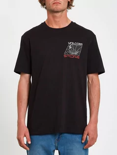 Koszulki dla chłopców - Volcom Unknown black koszulka męska - L - grafika 1
