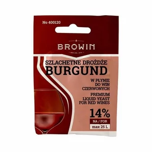 Szlachetne drożdże w płynie Burgund 20ml - Domowy wyrób alkoholu - miniaturka - grafika 1