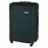 Walizki - Duża WALIZKA Podróżna Bagaż REJESTROWANY twarda POJEMNA TORBA XXL 4 KÓŁKA suitcase (zielony) - miniaturka - grafika 1