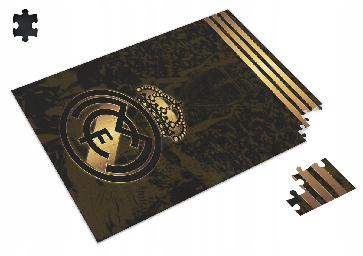 Puzzle REAL MADRYT LOGO A3 252 el z Nadrukiem IMIĘ Pudełko 28