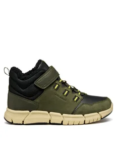 Geox Trzewiki J Flexyper B Abx J949XA 032ME C0498 S Khaki - Buty dla chłopców - miniaturka - grafika 1