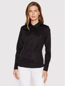 Koszule damskie - Guess Koszula W2YH41 WAF10 Czarny Slim Fit - miniaturka - grafika 1